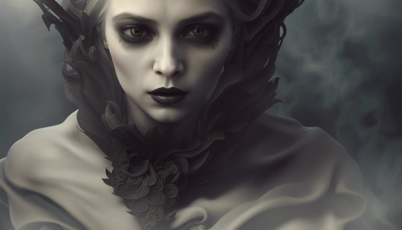 Dark Fantasy Queen of Darkness in 3D