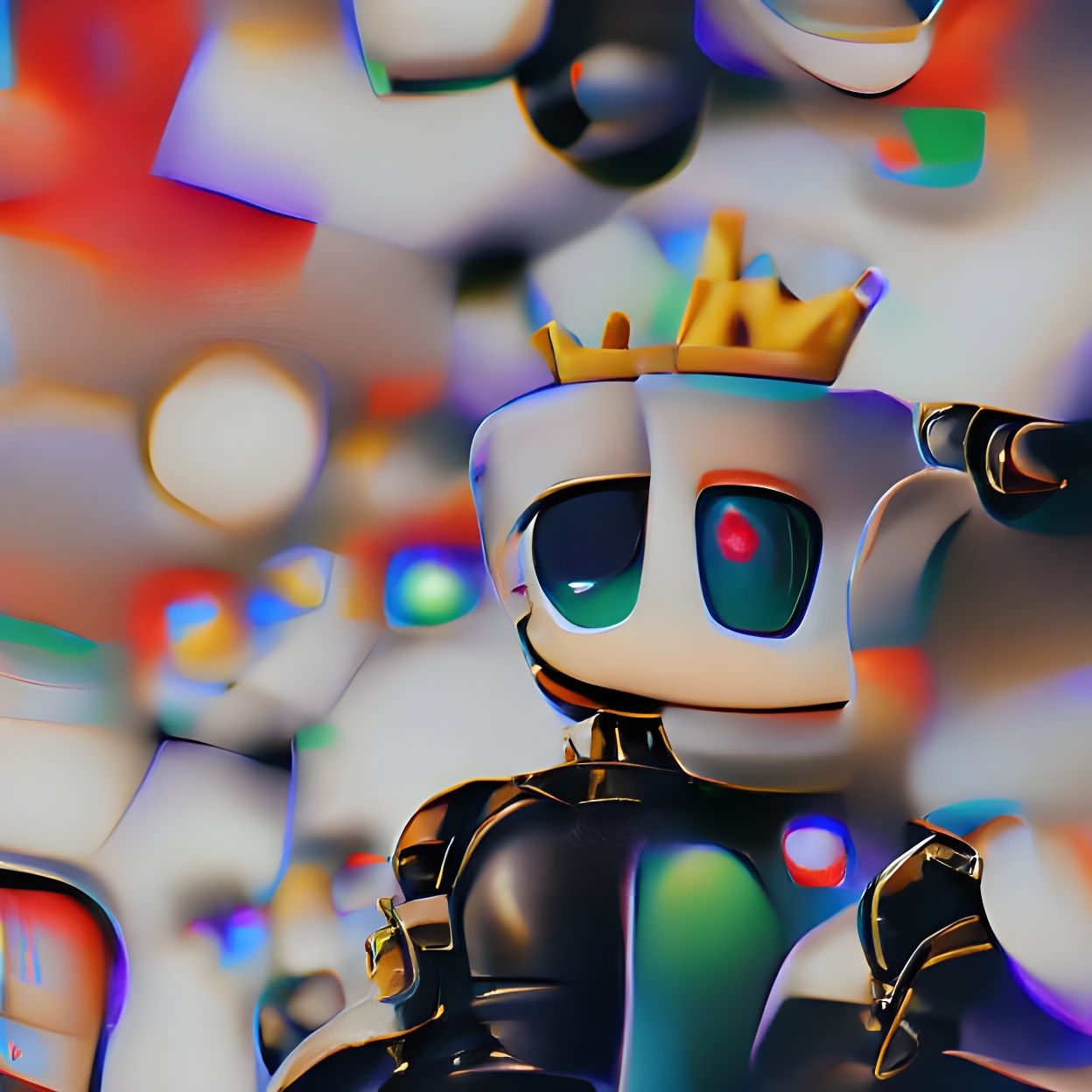King of Artificial Intelligences: 4K Wallpaper