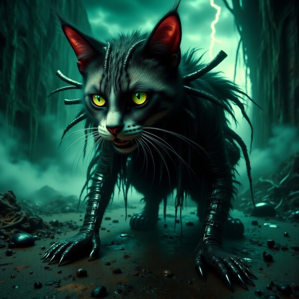 Cheshire Cat Ninja in Dark Rainforest Arena