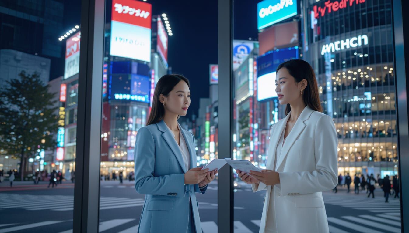 East Asian Executives Analyze Campaign Performance in Tokyo