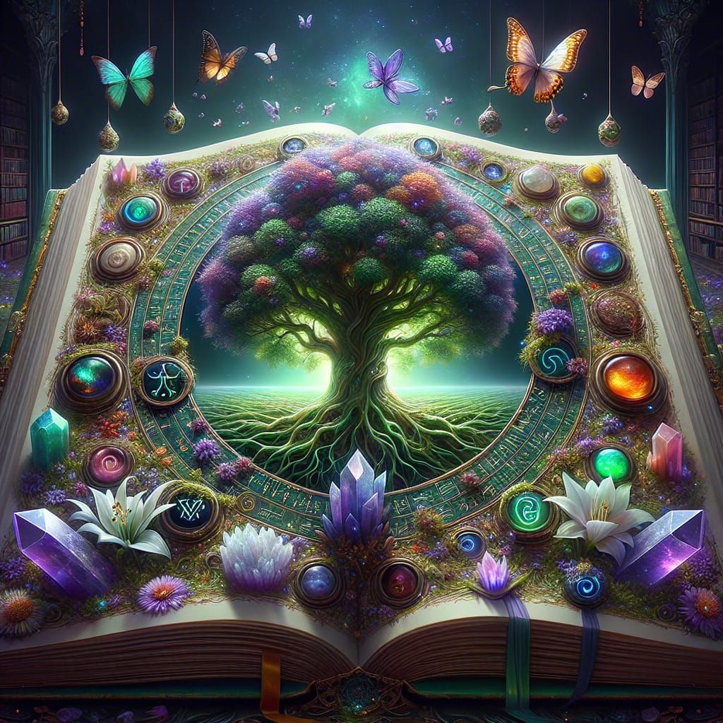Within the Sacred Tree of Life Book of Universal Wisdom