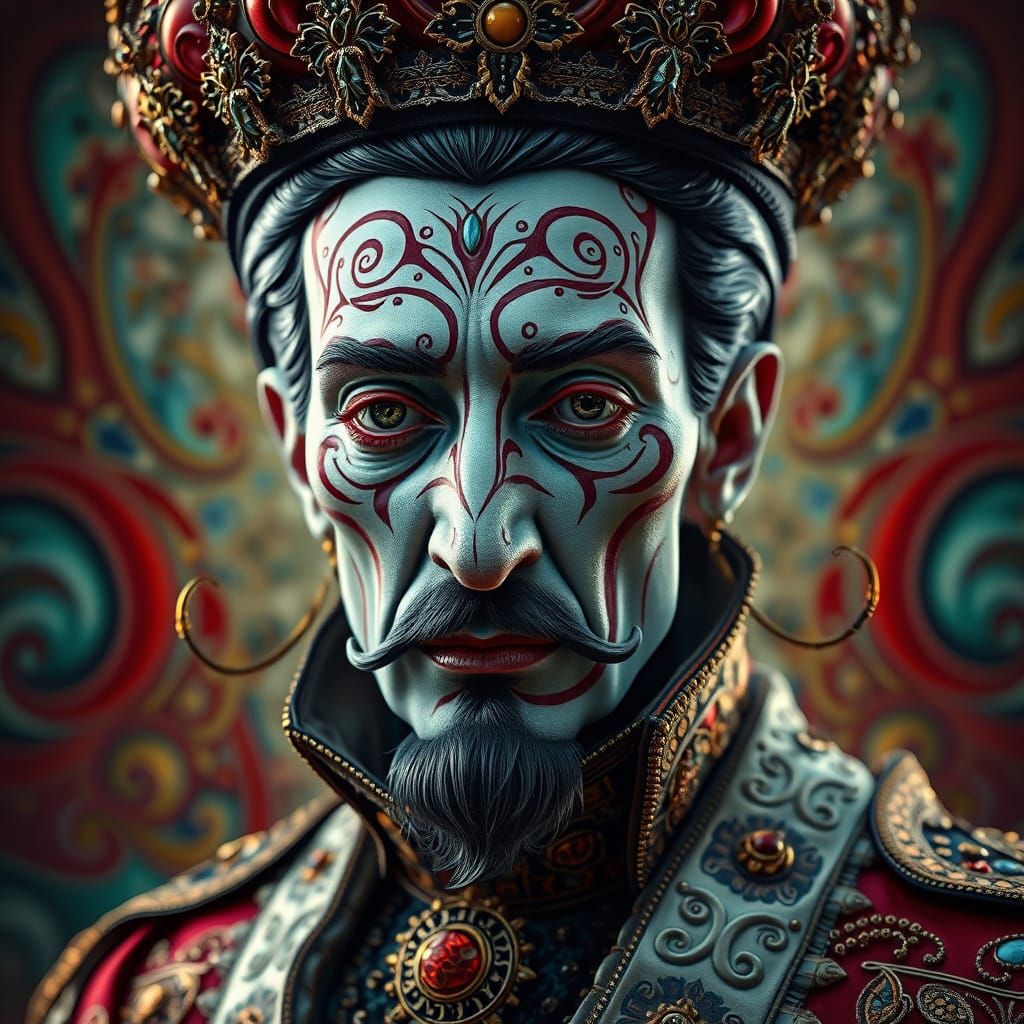 Surrealistic Portrait in Grandiose Style