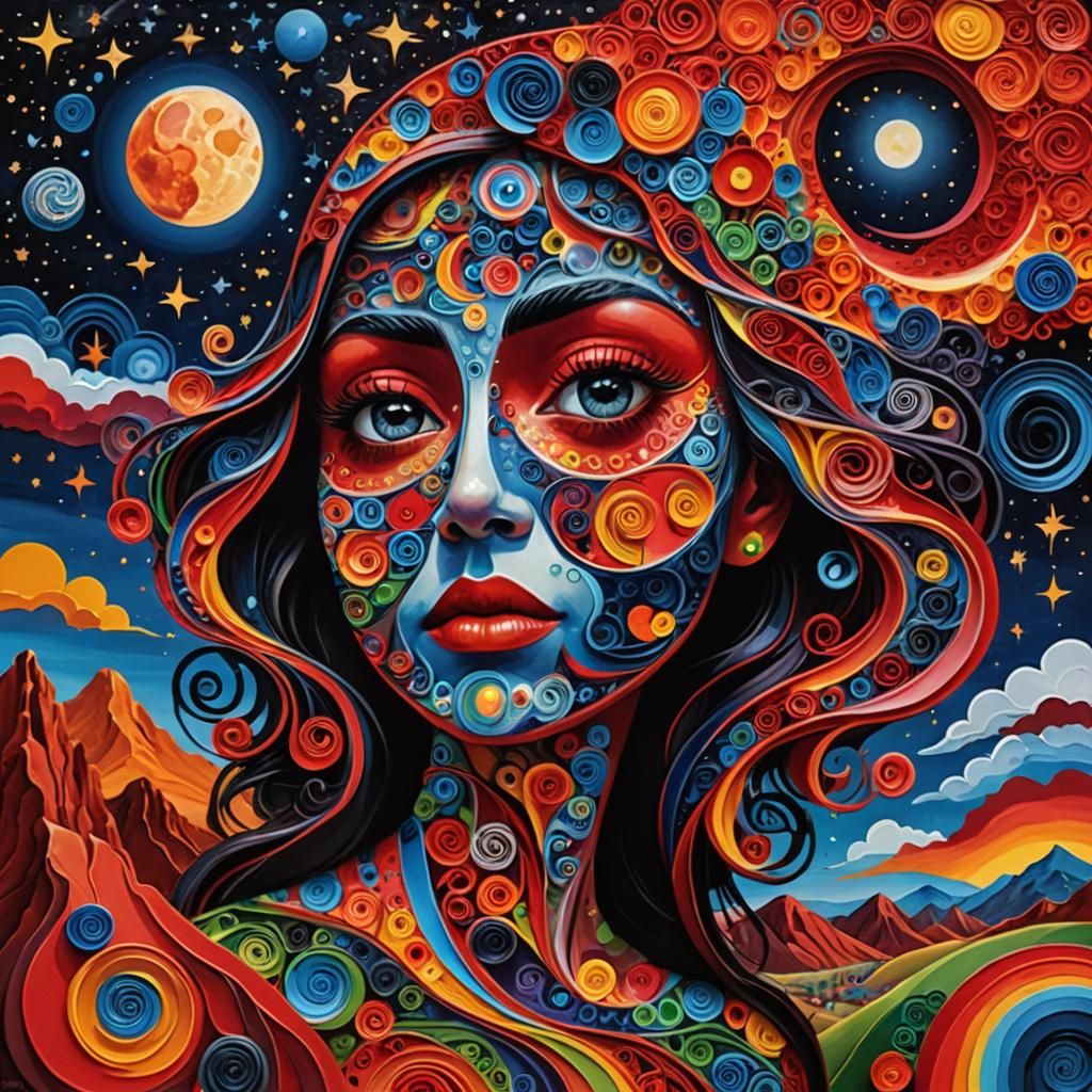 portrait of a woman...