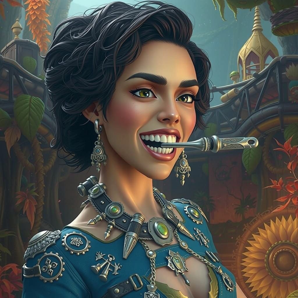 Heroic Adventurer Communicates with Ancient Wrench in Vibran...