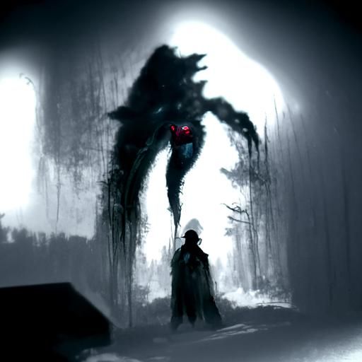 Sinister Shadow Creature of the Night