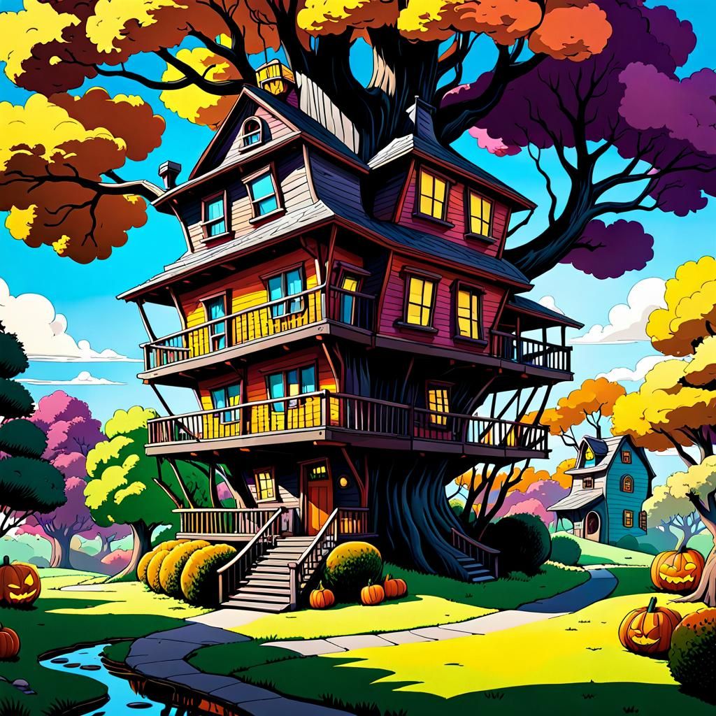 Colossal Treehouse of Horror in Simpsons Style