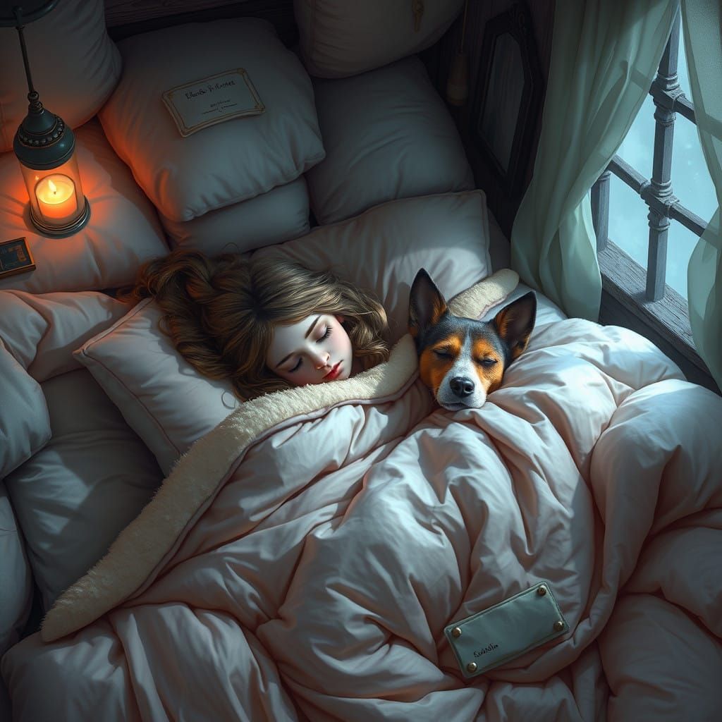 Fantastical Princess Slumbers on a Hundred Mattresses