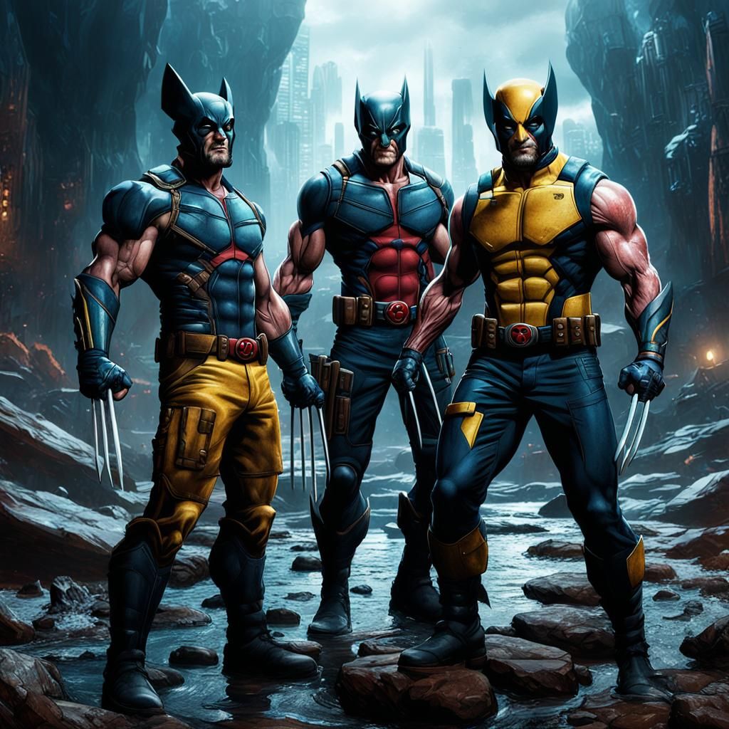Deadpool and Wolverine: Detailed Fantasy Concept Art