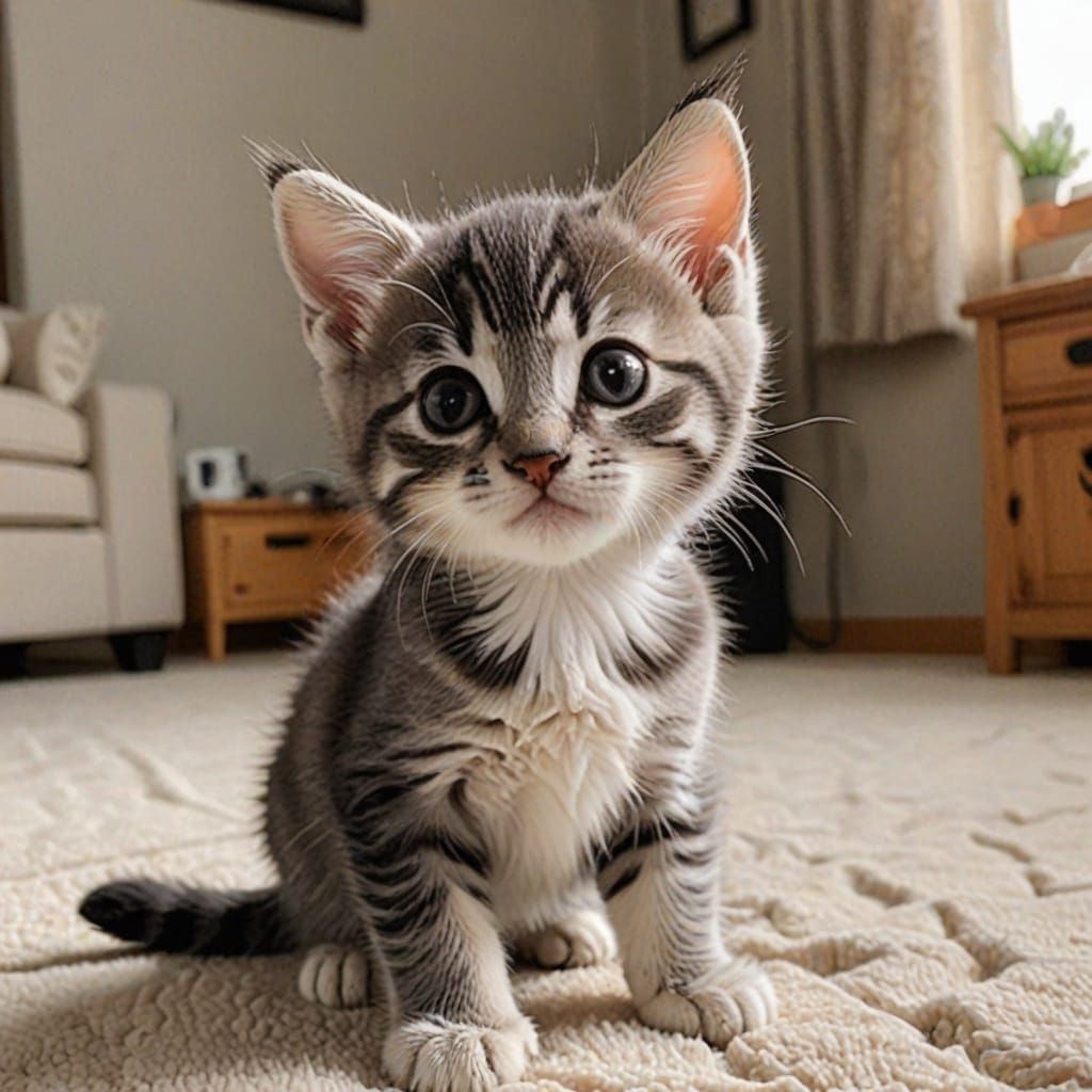 Adorable Whiskered Ball of Joy