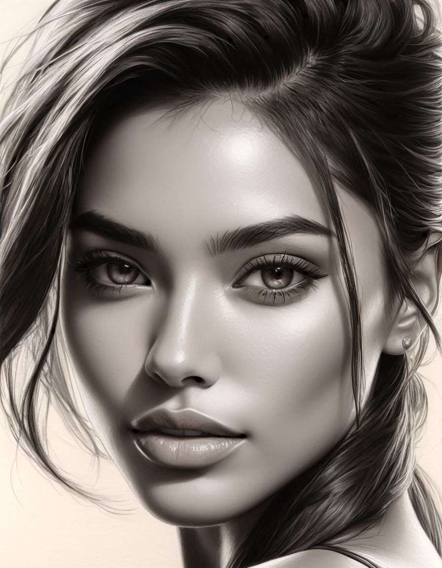 Exquisite Portrait in Kelvin Okafo's Style