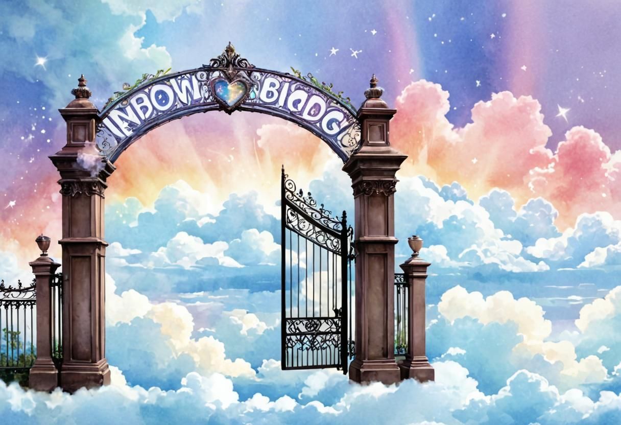 Rainbow Bridge Gate in Art Nouveau Style