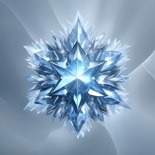 Icy Creature Emerges: Ethereal Digital Art in 8K