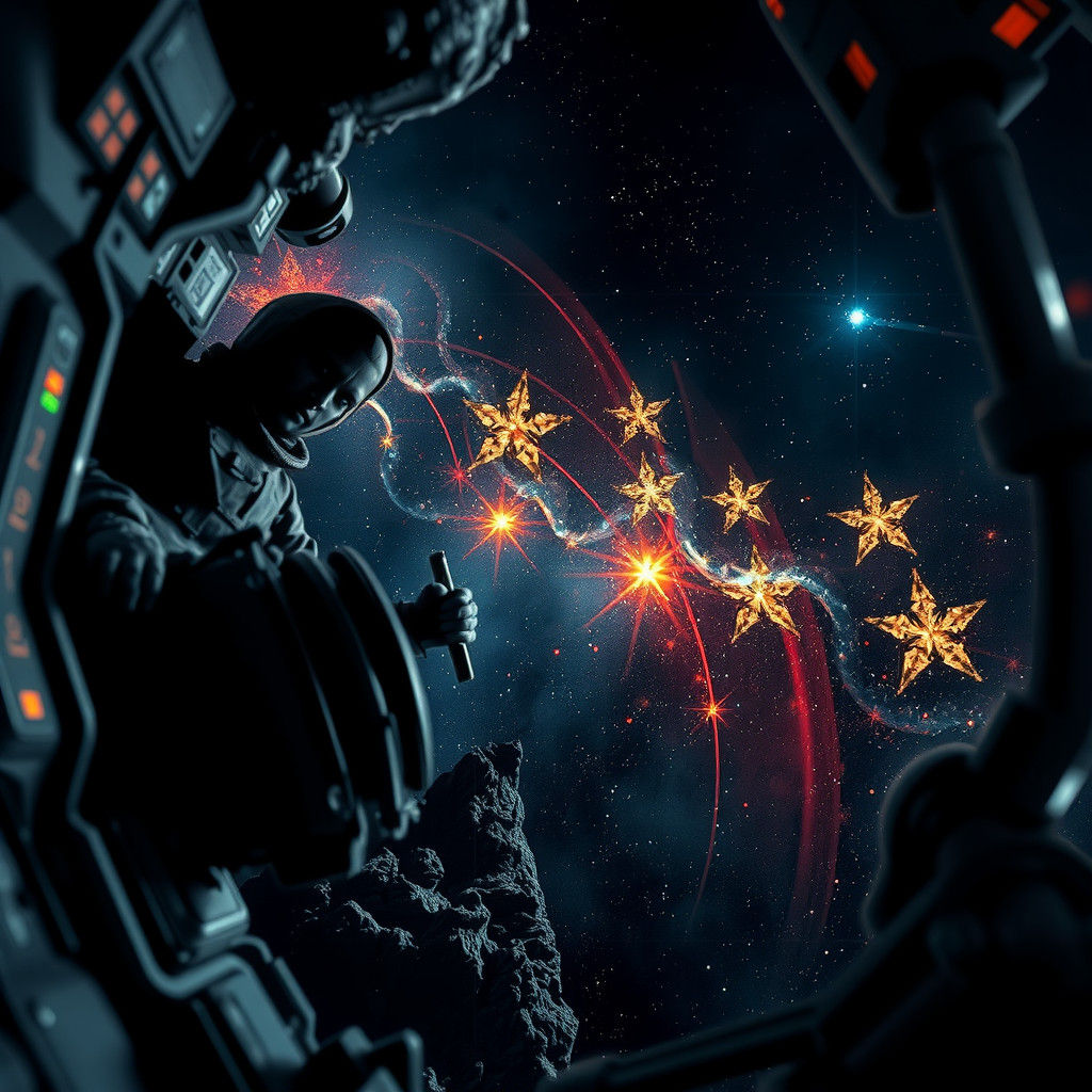 Hyperrealistic Space Scene in High Definition