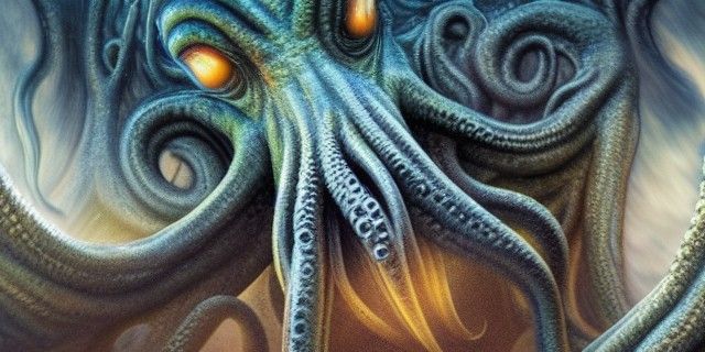 Award Winning 4K Picture of Cthulhu