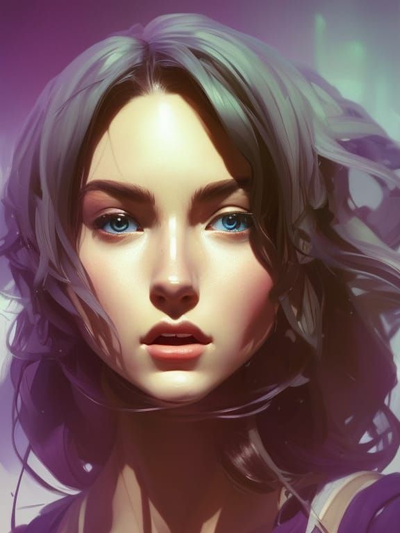 Hyperdetailed Cheerleader Portrait in Digital Art Style