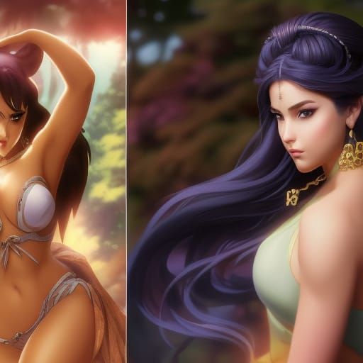 Cute Anime Character in Colorful Vector Art