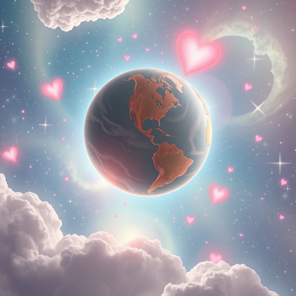 Planet of Love in Space: Dreamlike Surrealism