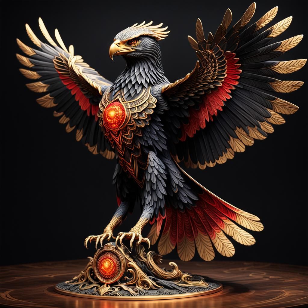 Imperial Eagle: Rebirth and Transformation in 3D