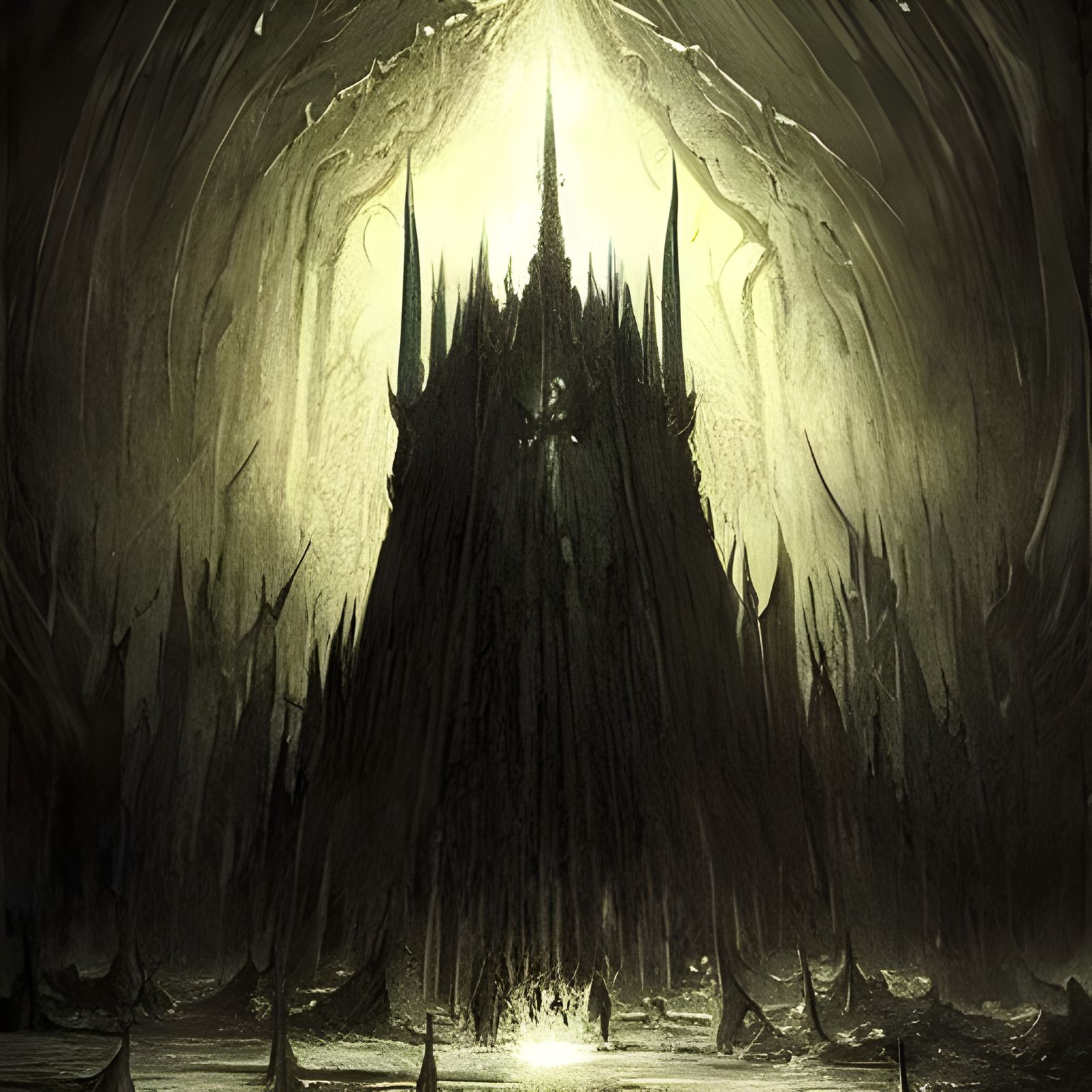Sauron: Horror Illustration in Gustave Doré Style