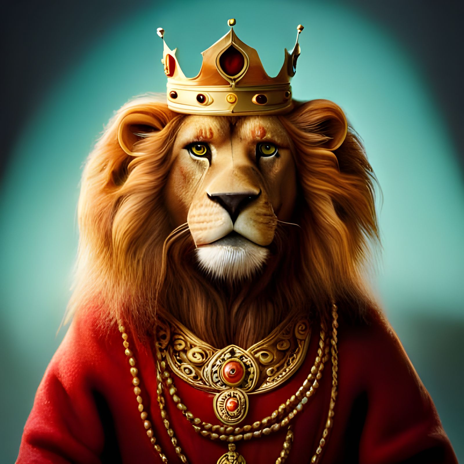 Lion King Muppet in Royal Regalia