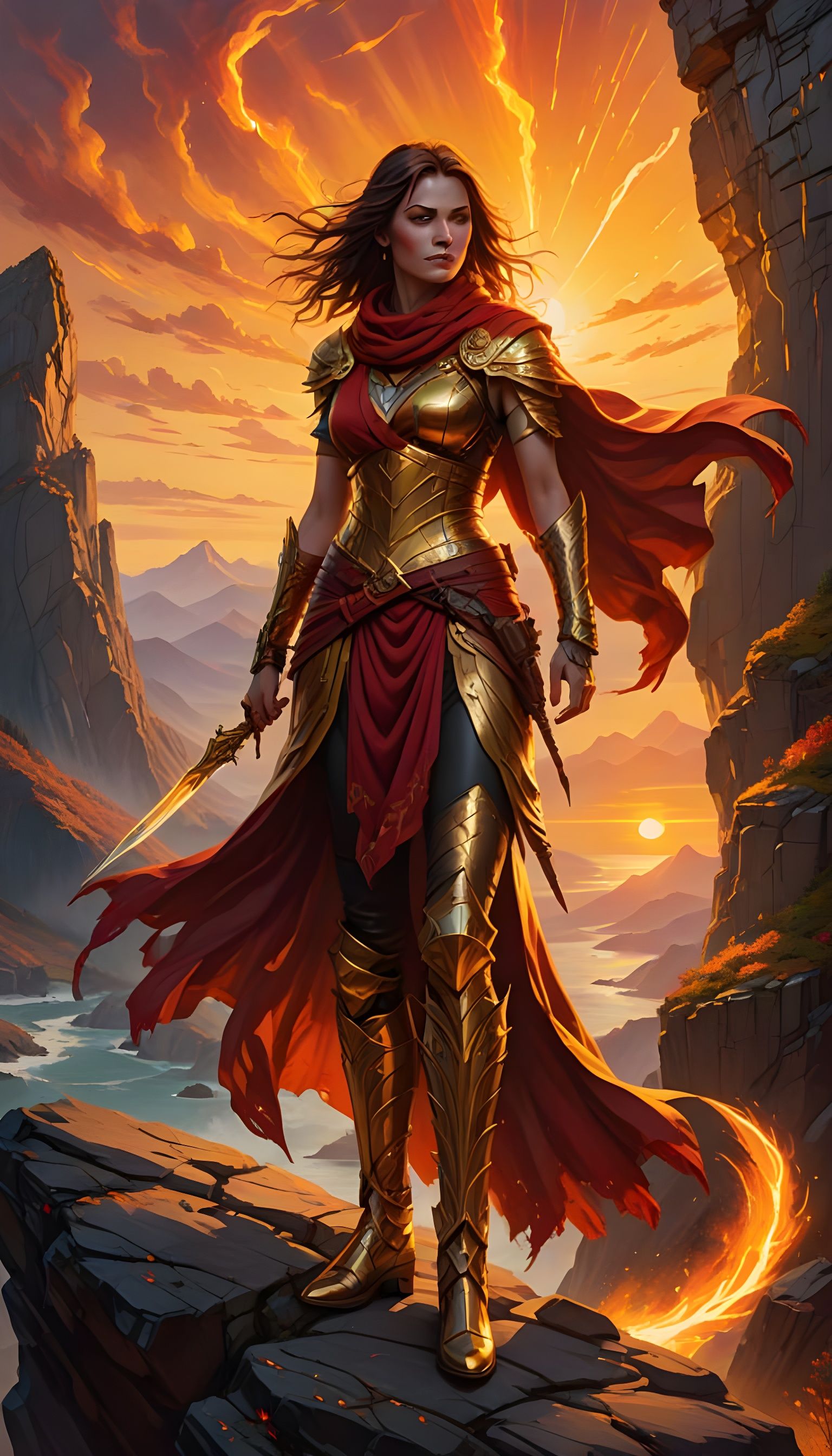 Empowering Fantasy Scene of Warrior-Mage Liv as Dawnbringer ...