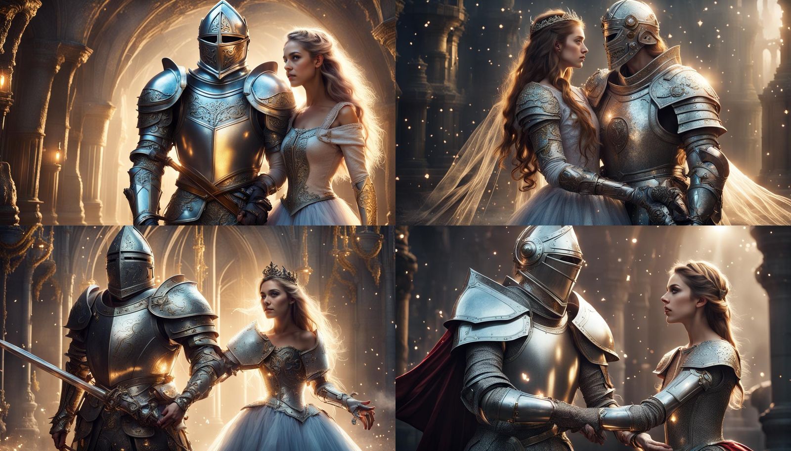 Knight Saves Princess: Medieval Sci-Fi Fantasy