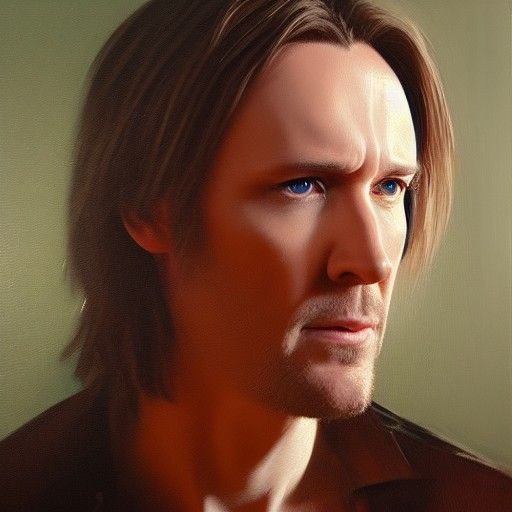 Matthew Mercer Portrait in Oil Painting Style