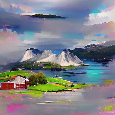 Breathtaking Norway Landscape with Fjords
