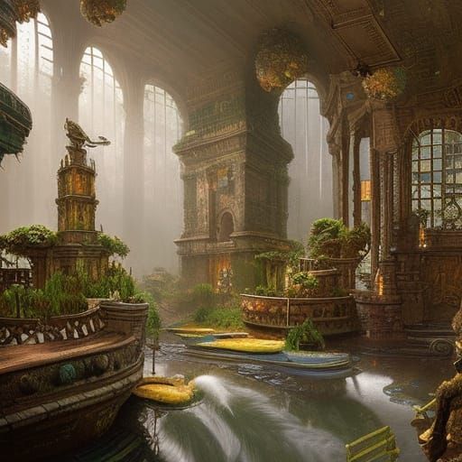 Frog Room: Epic Cinematic Digital Matte Painting