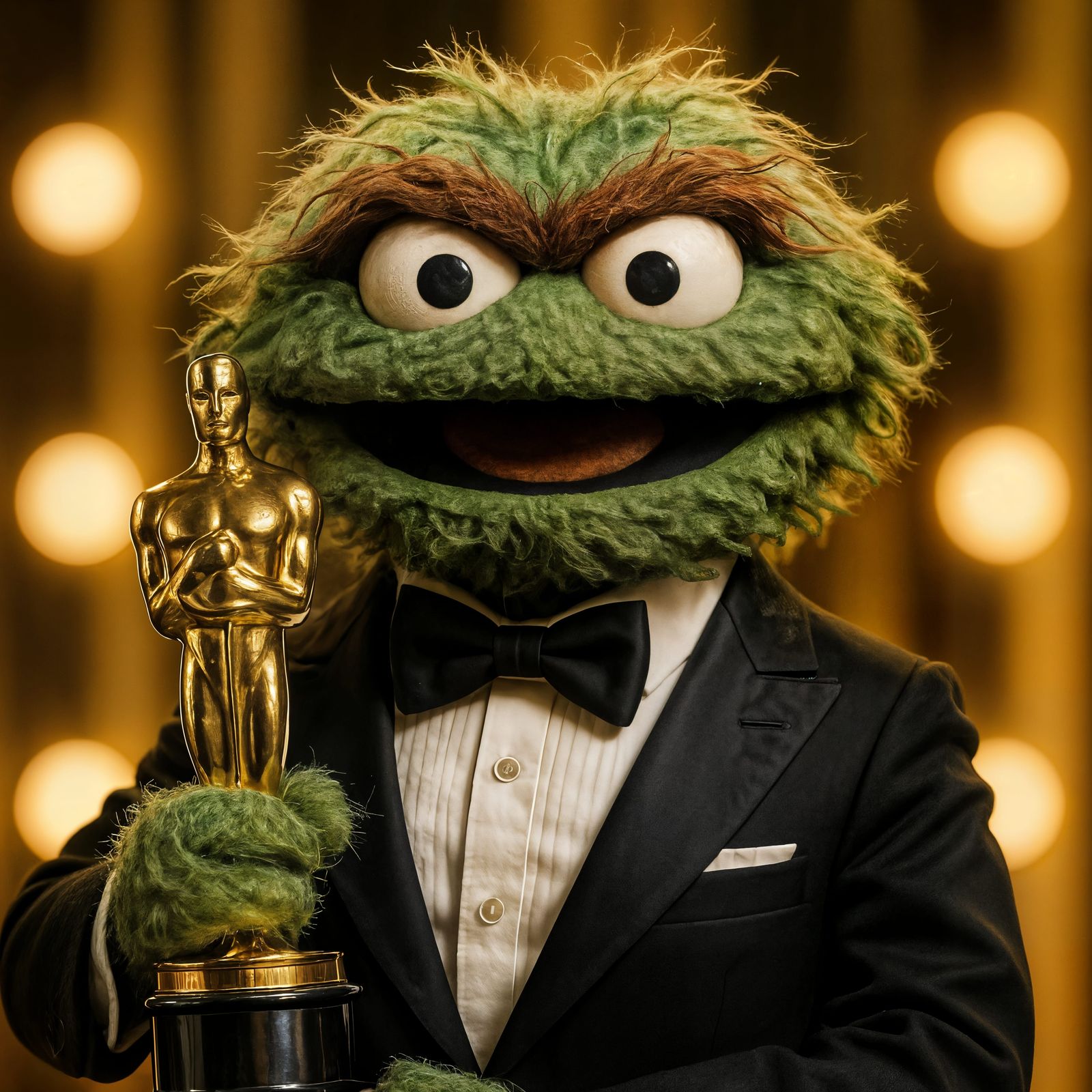 Oscar the Grouch at the Academy Awards