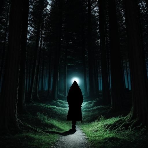 Hidden Eyes in Dark Woods