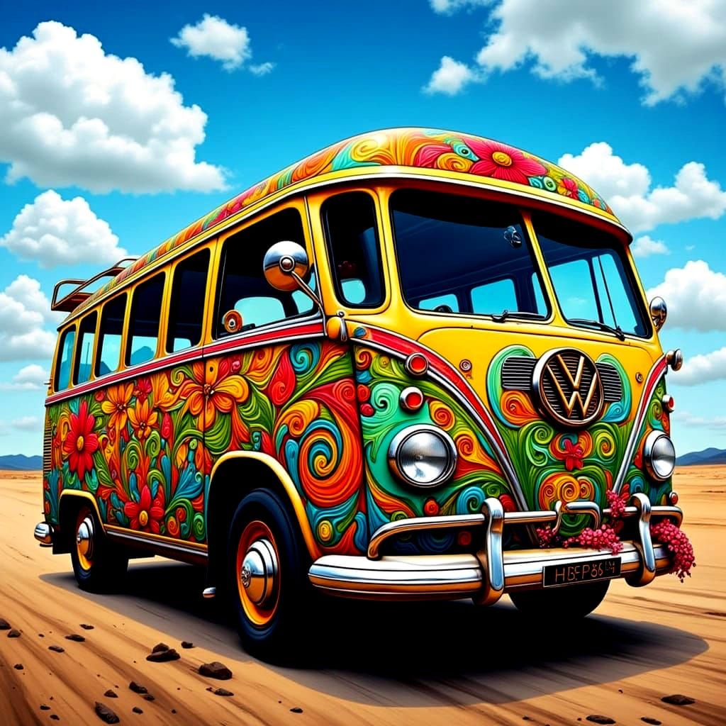 Hippy Dippy VW Van