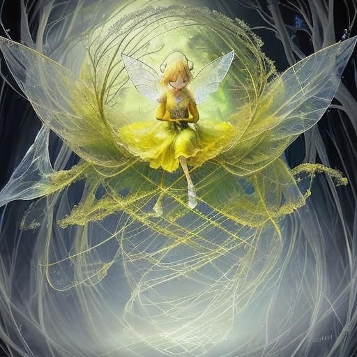 Ethereal Fairy Monster in a Tree