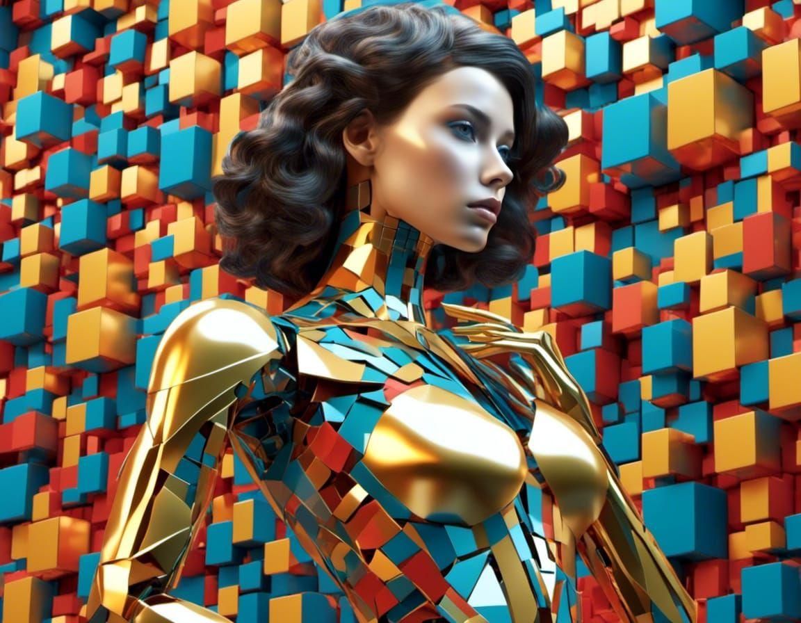 Future Fashion - Cubism