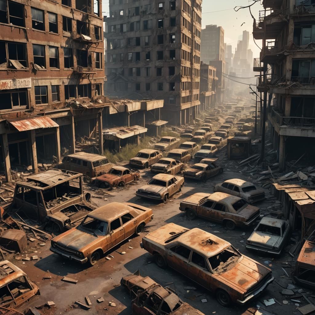 Post-Apocalyptic Wasteland: Decaying City in Unreal Engine