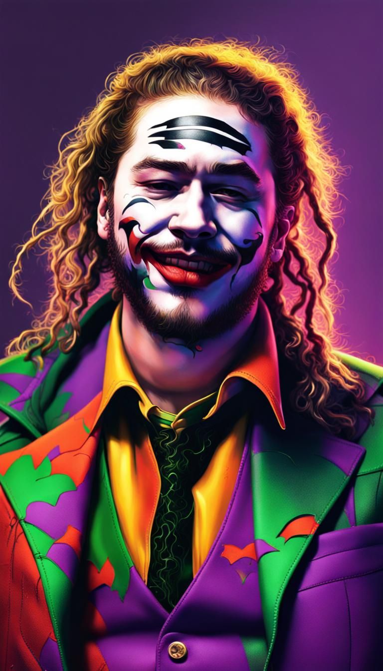 Post Malone as The Joker #2