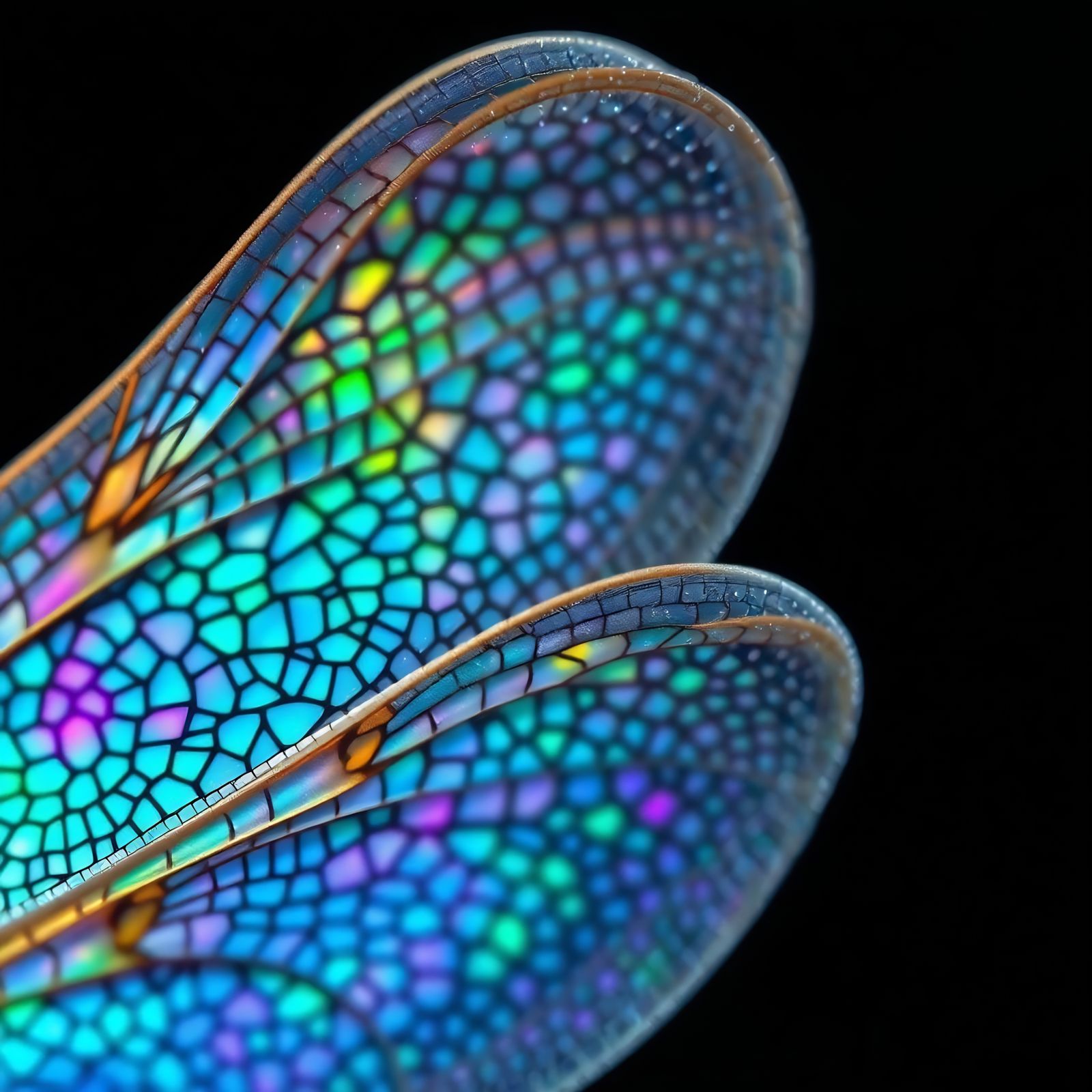 Dragonfly Wings Close-Up