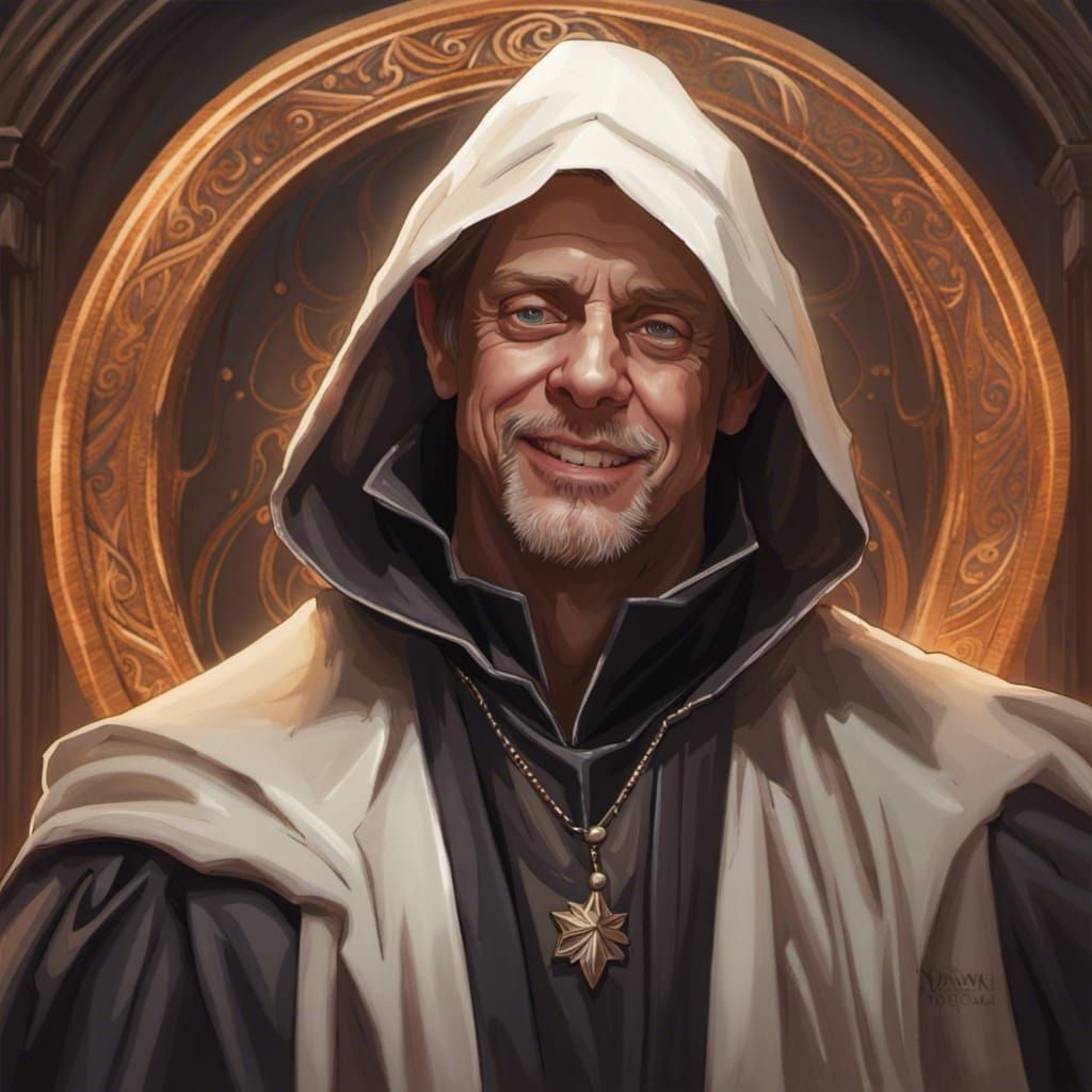 Steve Buscemi as Renaissance Cultist Portrait