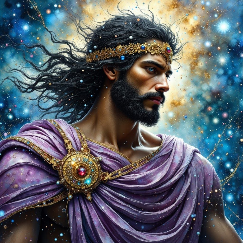 Majestic Zeus in Golden Regalia