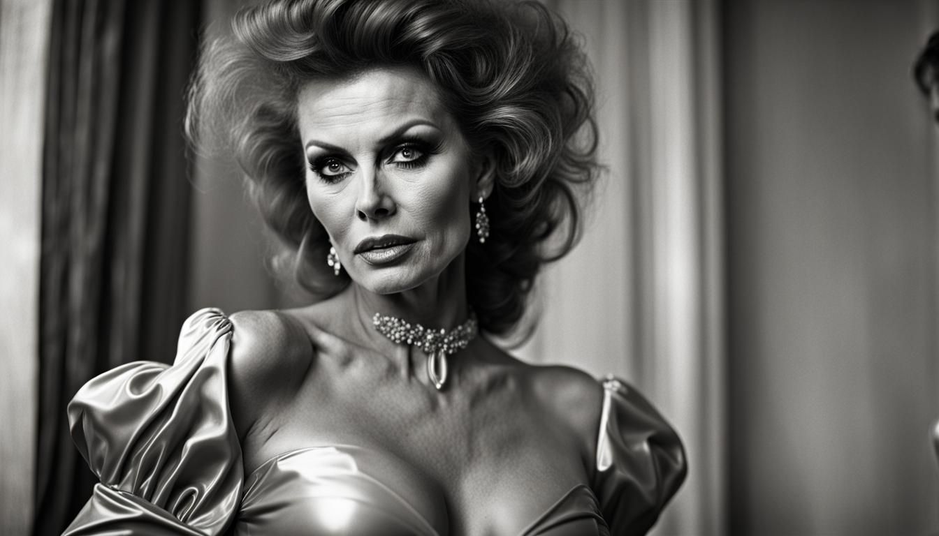 Latex Victorian Portrait at Party