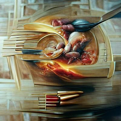 Hunger Games Inspired Oil Painting