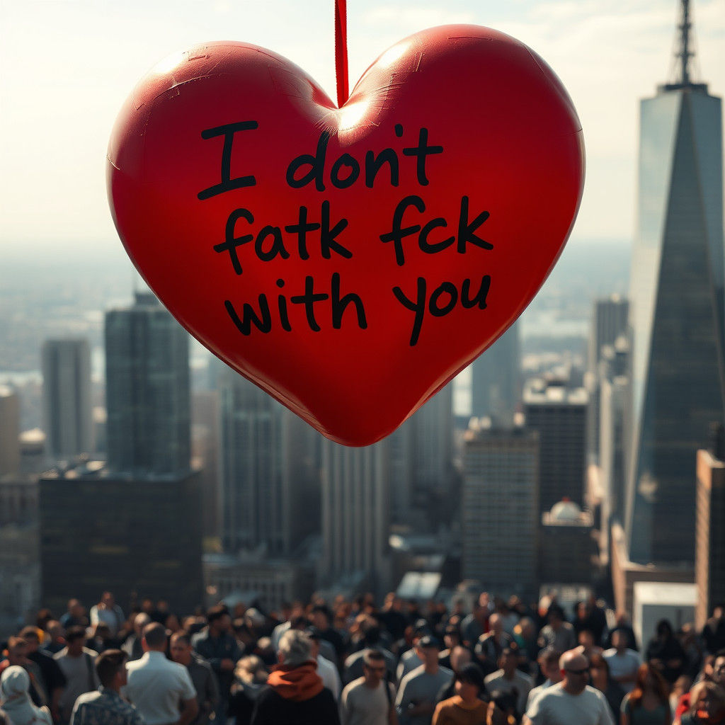 Colossal Heart Graffiti Art Dominates Cityscape