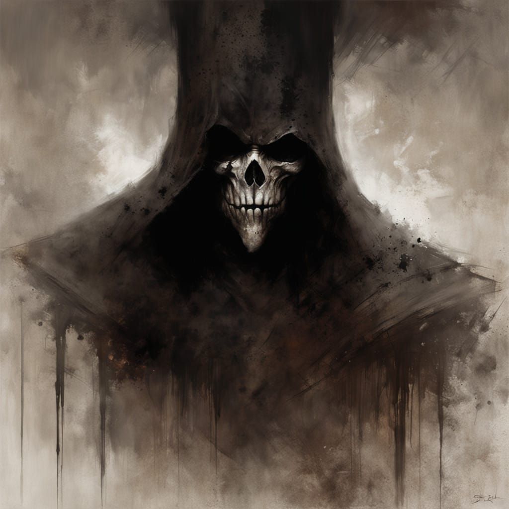 Grimdark Fantasy Landscape in a Dark, Gothic Style