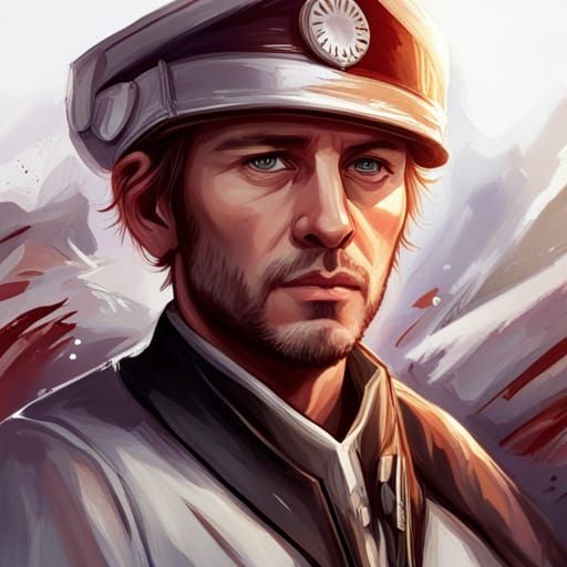 Skipper Portrait: Dynamic Lighting Concept Art