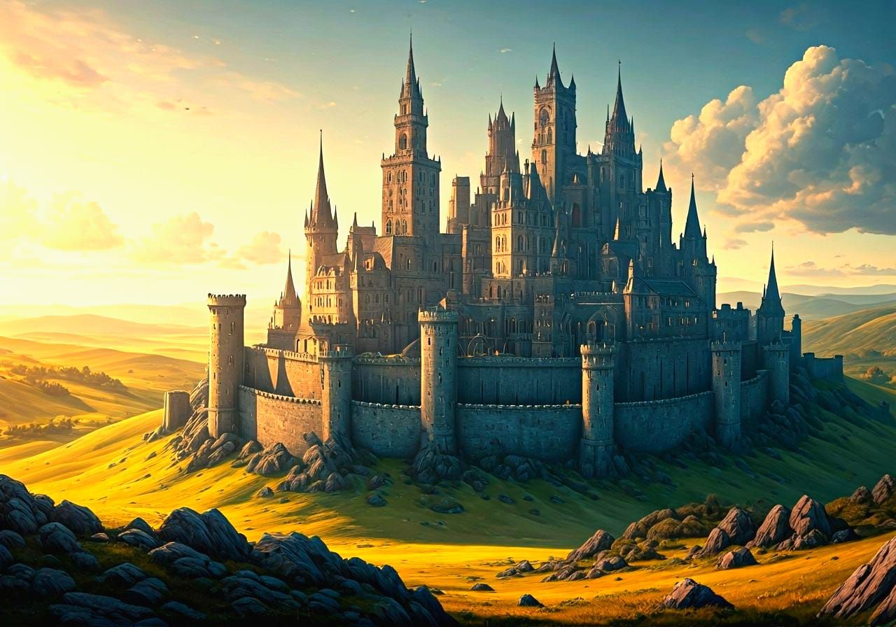 The castle-town of "Czcij Słońce"