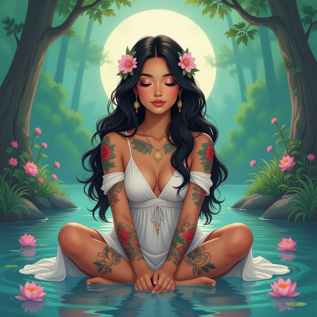 Tattooed Women: Spiritual Growth in Dreamy Surrealism