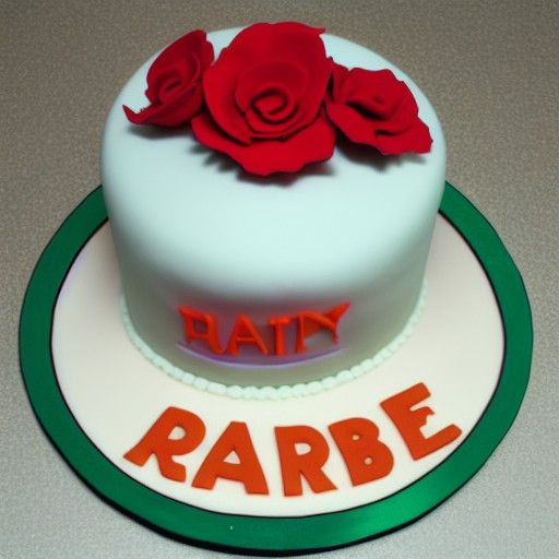 Realistic Cake Image Generated by AI