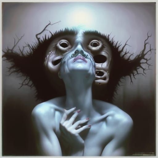 Surreal Horror Nightmare Induces Bizarre Imagery