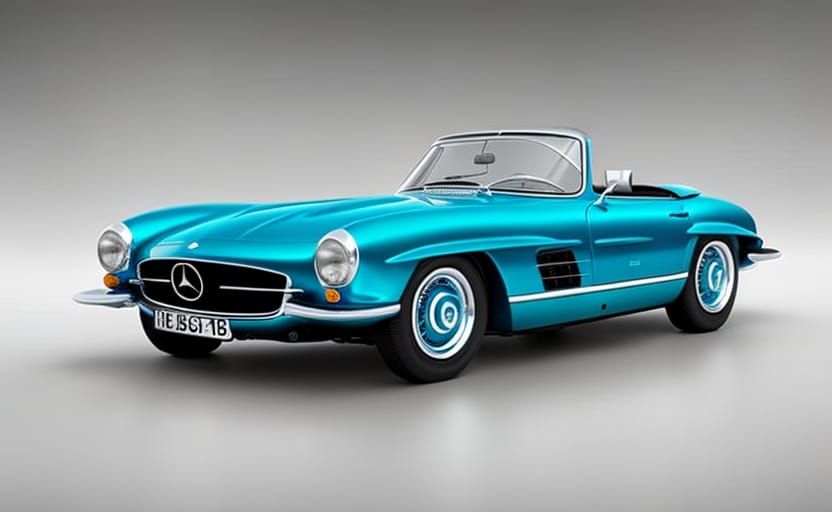 Hyperrealistic Mercedes-AMG with Iridescent Paint in 8K