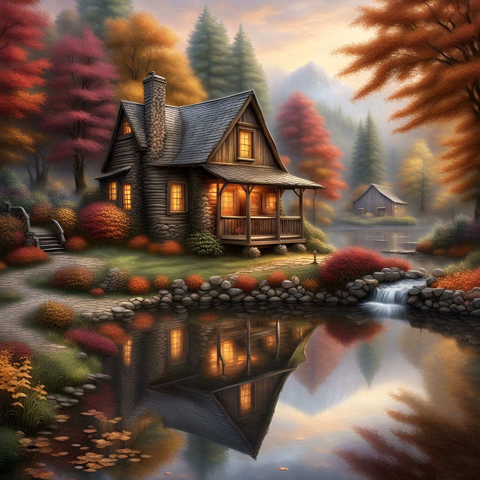 Reflections on Water: A Study in Light